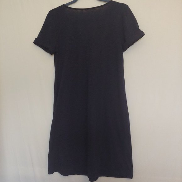 Lilly Pulizer Navy with white yoke stitching pattern short sleeve dress Small - Picture 8 of 12